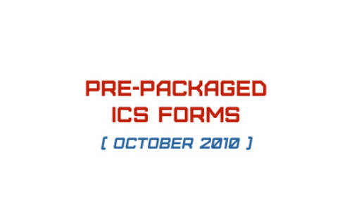 Pre-Packaged ICS Forms (October 2010)