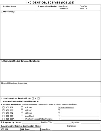 Incident Objectives